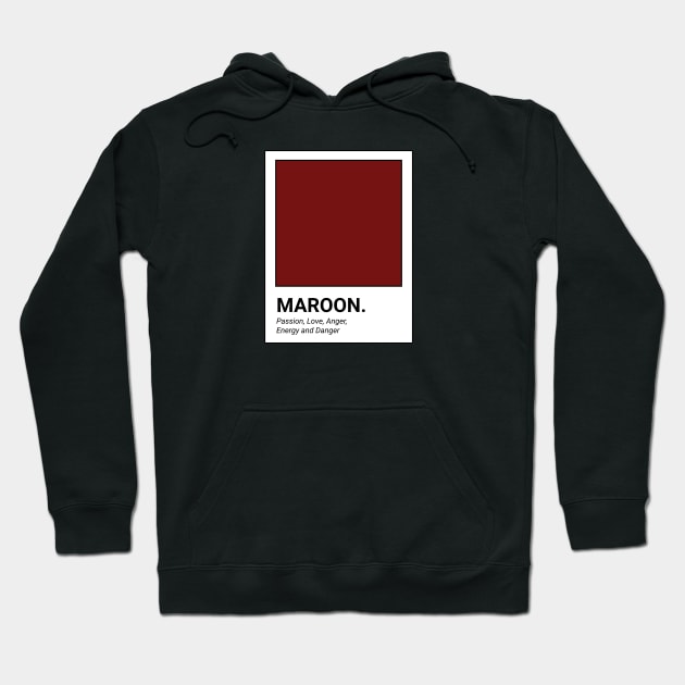 MAROON Hoodie by kindacoolbutnotreally